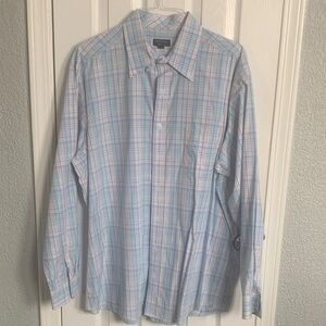Light Blue and Pink Plaid